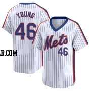 Alex Young Men's New York Mets White Limited Cooperstown Collection Jersey