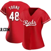 Alex Young Women's Cincinnati Reds Red Authentic Alternate Jersey