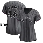 Alex Young Women's New York Mets Limited Graphite 2024 City Connect Jersey