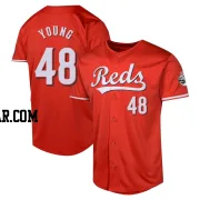 Alex Young Youth Cincinnati Reds Red Limited Alternate Jersey