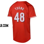 Alex Young Youth Cincinnati Reds Red Limited Alternate Jersey