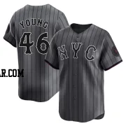 Alex Young Youth New York Mets Limited Graphite 2024 City Connect Jersey