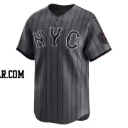 Alex Young Youth New York Mets Limited Graphite 2024 City Connect Jersey