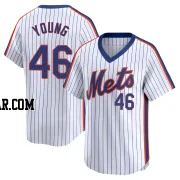 Alex Young Youth New York Mets White Limited Cooperstown Collection Jersey