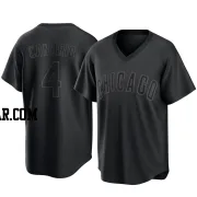 Alexander Canario Men's Chicago Cubs Black Replica Pitch Fashion Jersey