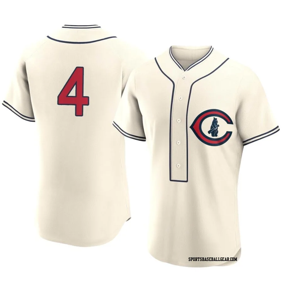 Alexander Canario Men's Chicago Cubs Cream Authentic 2022 Field Of Dreams Jersey