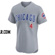 Alexander Canario Men's Chicago Cubs Gray Elite Road Jersey