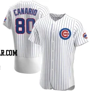 Alexander Canario Men's Chicago Cubs White Authentic Home Jersey