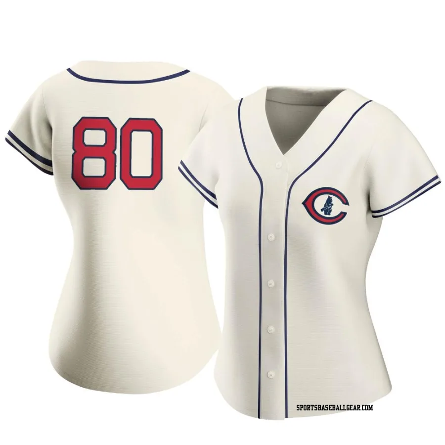 Alexander Canario Women's Chicago Cubs Cream Authentic 2022 Field Of Dreams Jersey