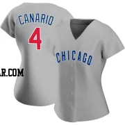 Alexander Canario Women's Chicago Cubs Gray Authentic Road Jersey