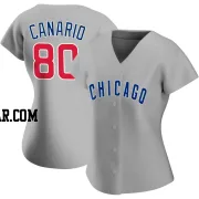 Alexander Canario Women's Chicago Cubs Gray Authentic Road Jersey