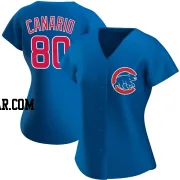 Alexander Canario Women's Chicago Cubs Royal Replica Alternate Jersey