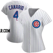 Alexander Canario Women's Chicago Cubs White Authentic Home Jersey