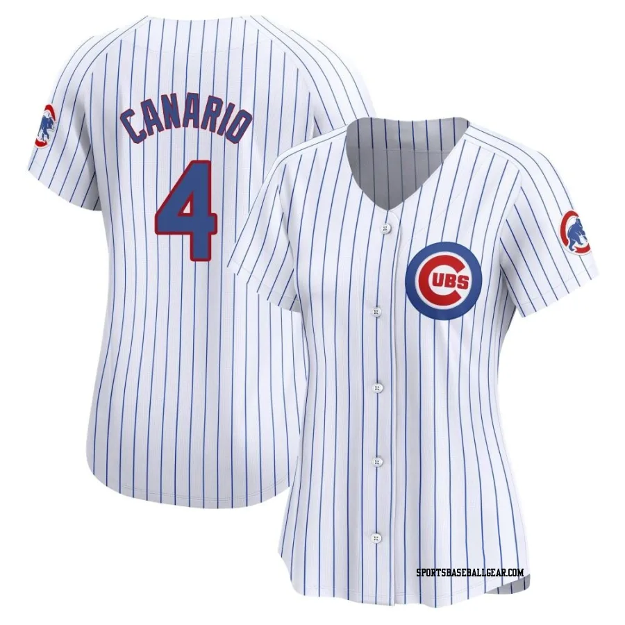 Alexander Canario Women's Chicago Cubs White Limited Home Jersey