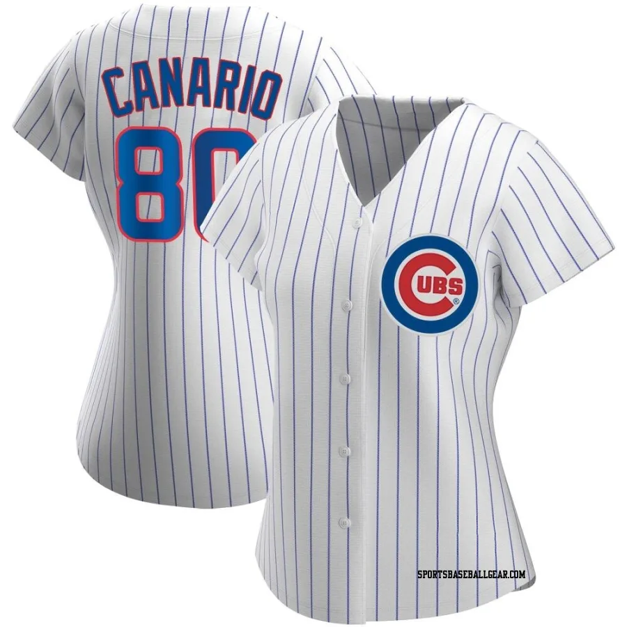 Alexander Canario Women's Chicago Cubs White Replica Home Jersey