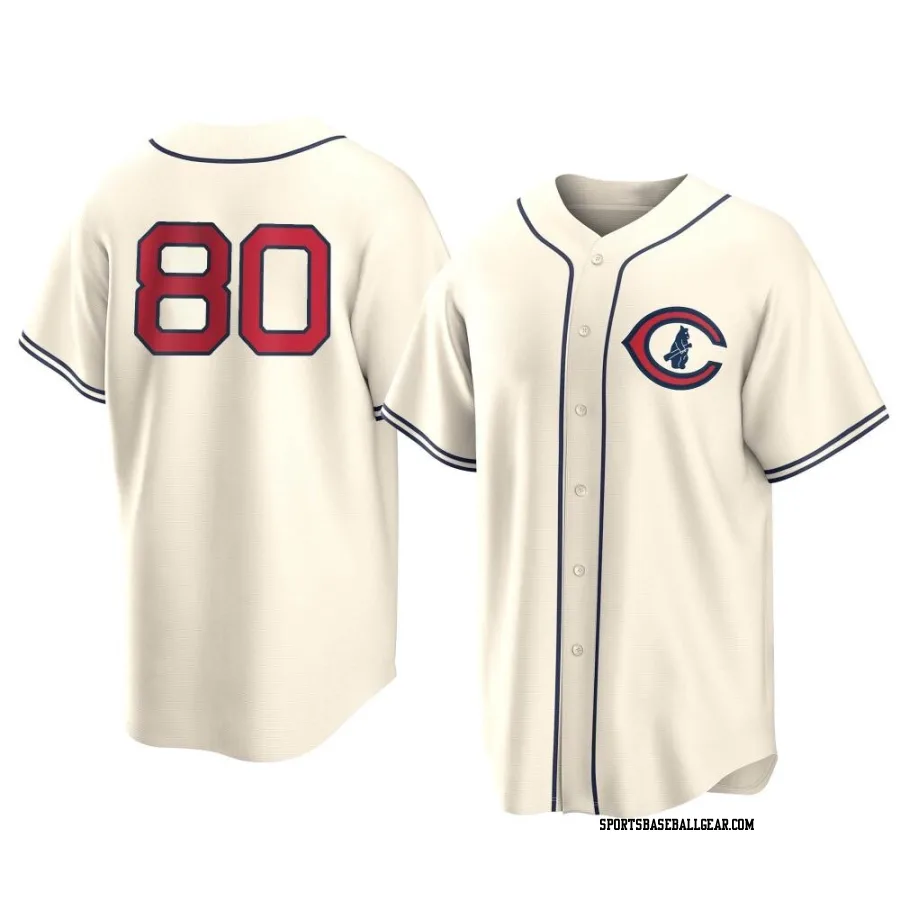 Alexander Canario Youth Chicago Cubs Cream Replica 2022 Field Of Dreams Jersey