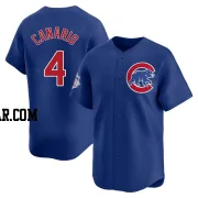 Alexander Canario Youth Chicago Cubs Royal Limited Alternate Jersey