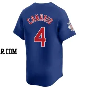 Alexander Canario Youth Chicago Cubs Royal Limited Alternate Jersey