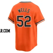 Alexander Wells Men's Baltimore Orioles Orange Limited Cooperstown Collection Jersey