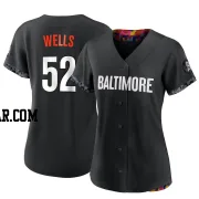 Alexander Wells Women's Baltimore Orioles Black Authentic 2023 City Connect Jersey