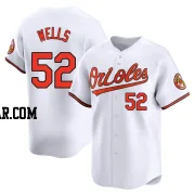 Alexander Wells Youth Baltimore Orioles White Limited Home Jersey