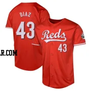 Alexis Diaz Men's Cincinnati Reds Red Limited Alternate Jersey