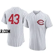 Alexis Diaz Men's Cincinnati Reds White Authentic 2022 Field Of Dreams Jersey