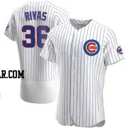 Alfonso Rivas Men's Chicago Cubs White Authentic Home Jersey