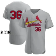 Alfonso Rivas Men's St. Louis Cardinals Gray Authentic Road Jersey