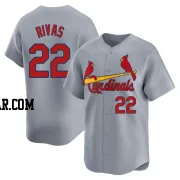 Alfonso Rivas Men's St. Louis Cardinals Gray Limited Away Jersey