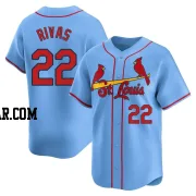 Alfonso Rivas Men's St. Louis Cardinals Light Blue Limited Alternate Jersey