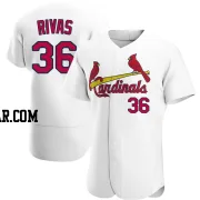 Alfonso Rivas Men's St. Louis Cardinals White Authentic Home Jersey