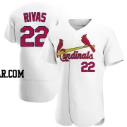 Alfonso Rivas Men's St. Louis Cardinals White Authentic Home Jersey