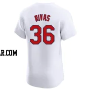 Alfonso Rivas Men's St. Louis Cardinals White Elite Home Jersey