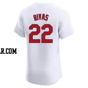 Alfonso Rivas Men's St. Louis Cardinals White Elite Home Jersey