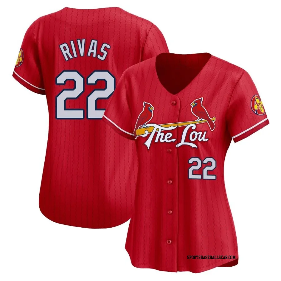 Alfonso Rivas Women's St. Louis Cardinals Red Limited 2024 City Connect Jersey