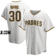 Alfonso Rivas Youth San Diego Padres White/Brown Replica Home Jersey