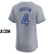 Alfredo Griffin Men's Toronto Blue Jays Gray Elite Road Jersey