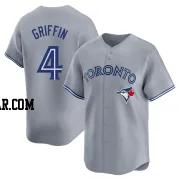 Alfredo Griffin Men's Toronto Blue Jays Gray Limited Away Jersey