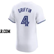 Alfredo Griffin Men's Toronto Blue Jays White Elite Home Jersey