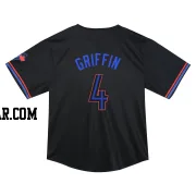 Alfredo Griffin Toddler Toronto Blue Jays Black Limited 2024 City Connect Jersey