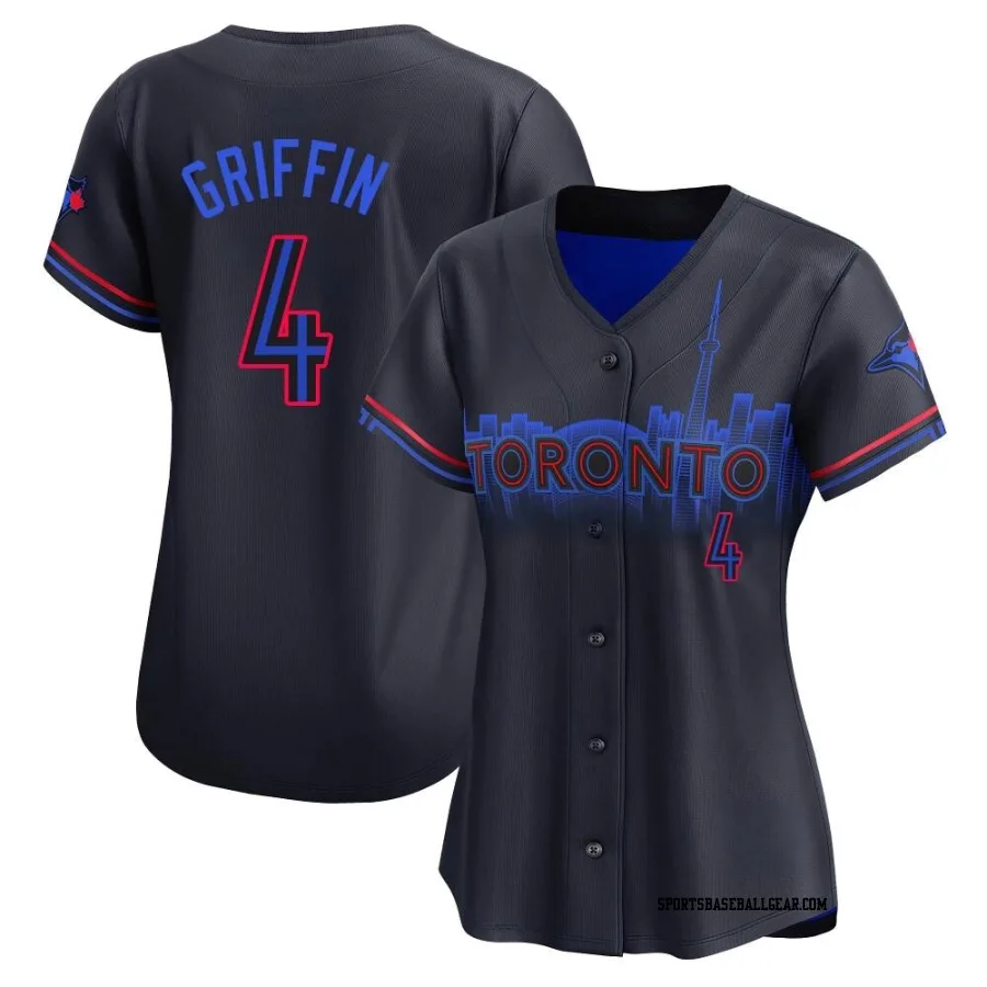 Alfredo Griffin Women's Toronto Blue Jays Black Limited 2024 City Connect Jersey