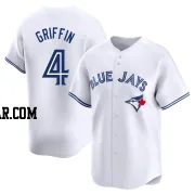 Alfredo Griffin Youth Toronto Blue Jays White Limited Home Jersey