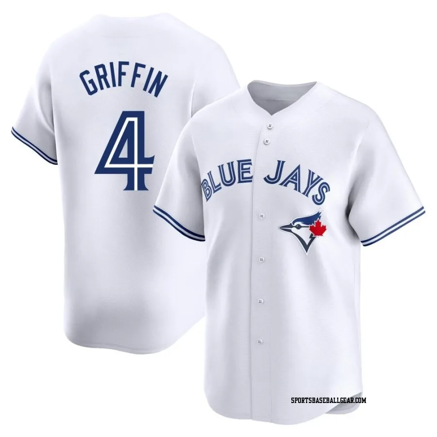 Alfredo Griffin Youth Toronto Blue Jays White Limited Home Jersey