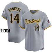 Ali Sanchez Men's Pittsburgh Pirates Gray Limited Away Jersey