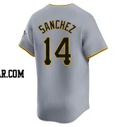 Ali Sanchez Men's Pittsburgh Pirates Gray Limited Away Jersey