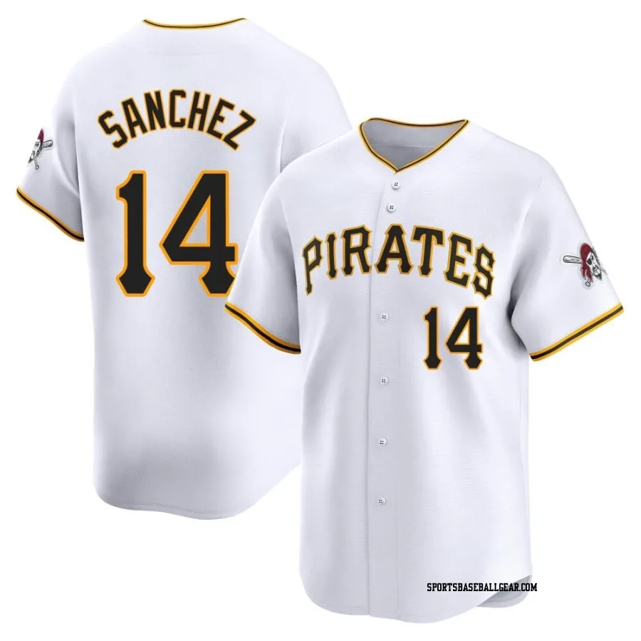 Ali Sanchez Youth Pittsburgh Pirates White Limited Home Jersey