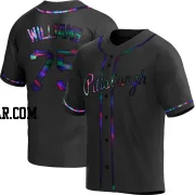 Alika Williams Men's Pittsburgh Pirates Black Holographic Replica Alternate Jersey