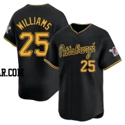 Alika Williams Men's Pittsburgh Pirates Black Limited Alternate Jersey