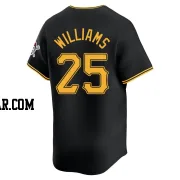 Alika Williams Men's Pittsburgh Pirates Black Limited Alternate Jersey